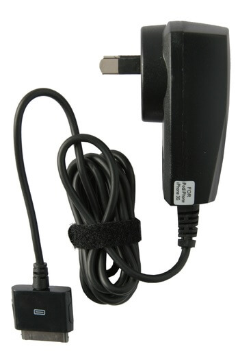 AC Travel Charger Suits Apple S30 Pin iPad iPhone iPad Black